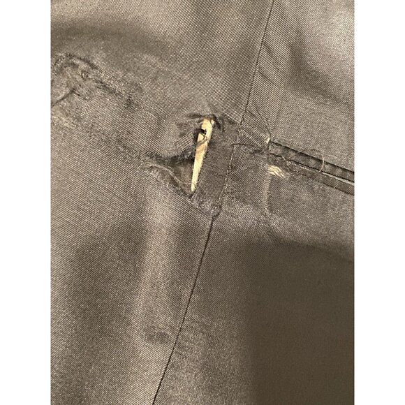 Hart Schaffner Marx Navy Blue Blazer Men's 44L Single Breasted 2 Button Brass - Picture 6 of 12